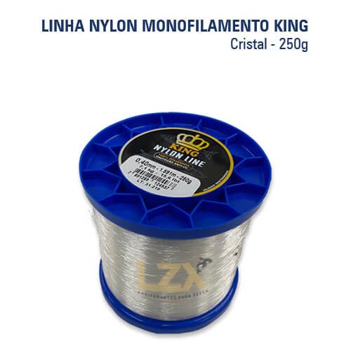 Linha Nylon Mono King para Pesca (PA - Poliamida) - Rolo 250 gramas