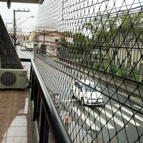 Fardo PRETO malha 5x5 cm - 7 x 35 (245 m²) - para sacada e janela