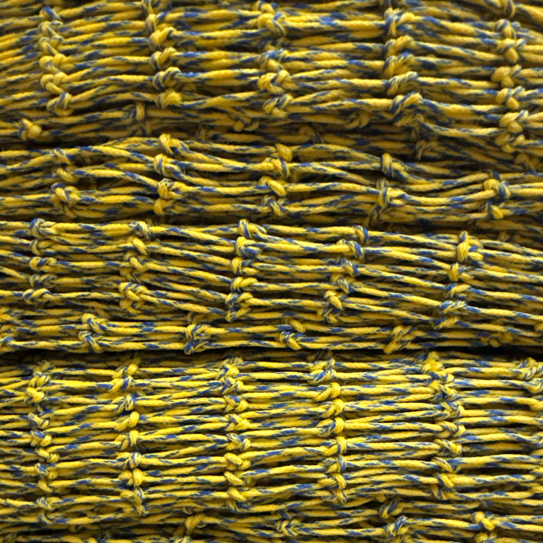 Rede de Arrasto Trançada de Polietielino (PE) - Amarelo