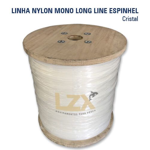Linha Nylon Mono Long Line Espinhel Cristal - Carretel 10.000 mts