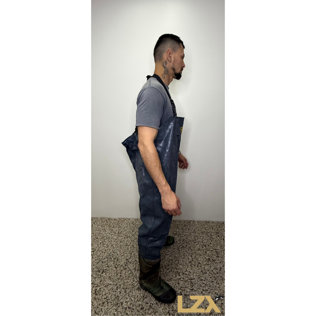 Jardineira Impermeável Azul Camuflado