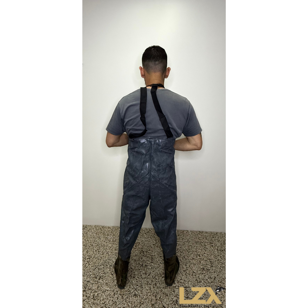 Jardineira Impermeável Azul Camuflado