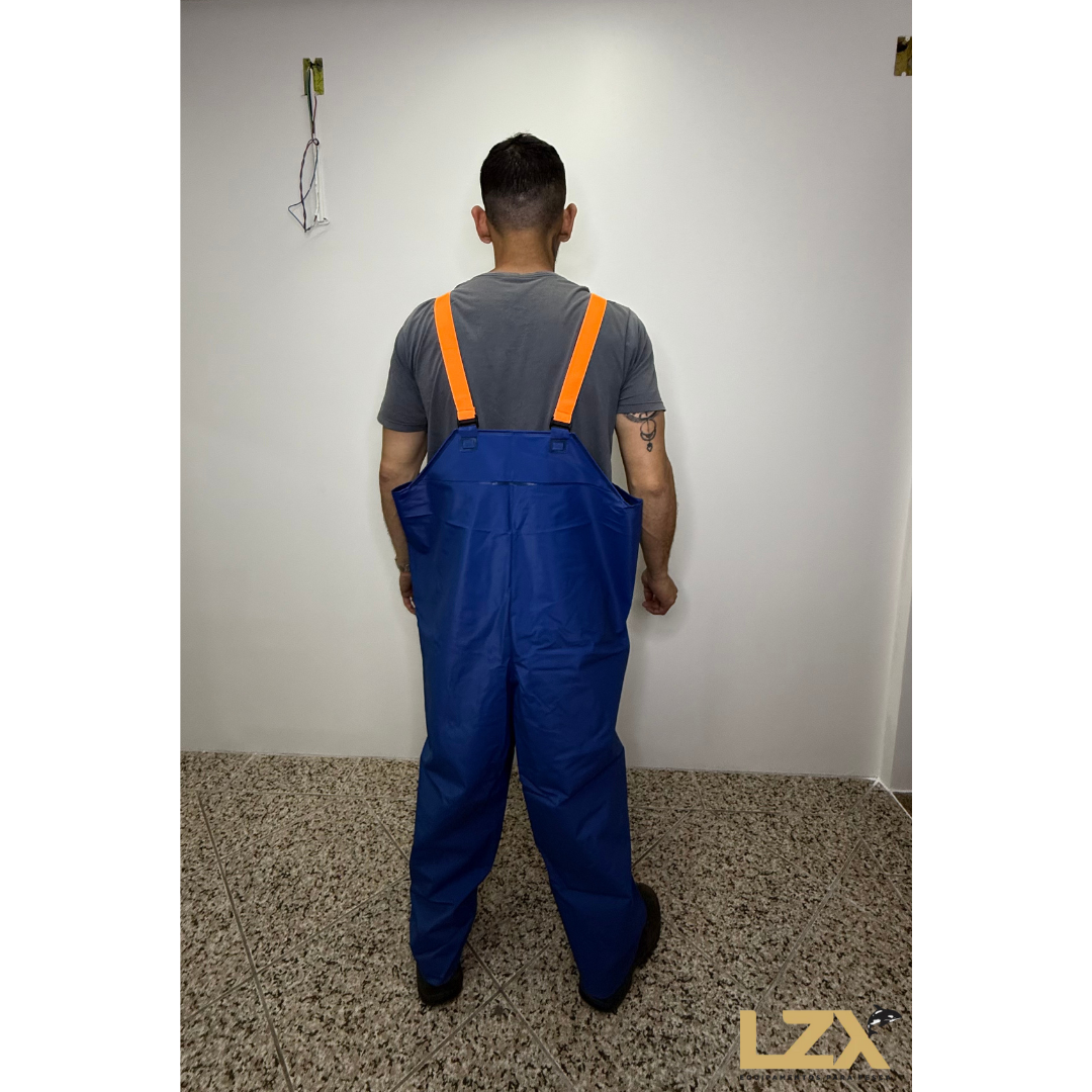 Jardineira Impermeável Azul