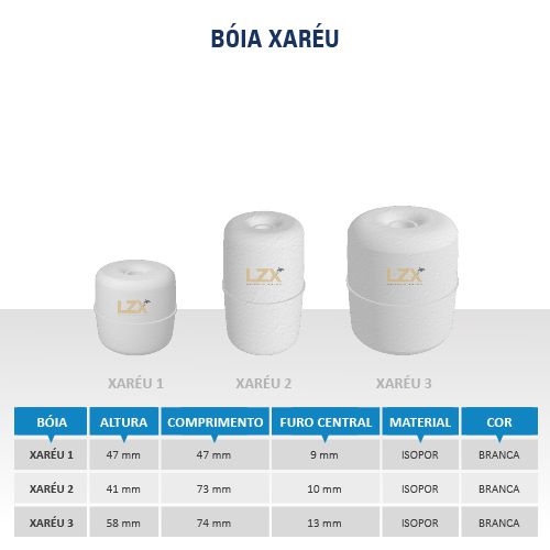 Bóia para Rede de Pesca XARÉU (100 pçs)