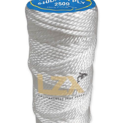 Fio Torcido Nylon Multifilamento 250g (BRANCO)
