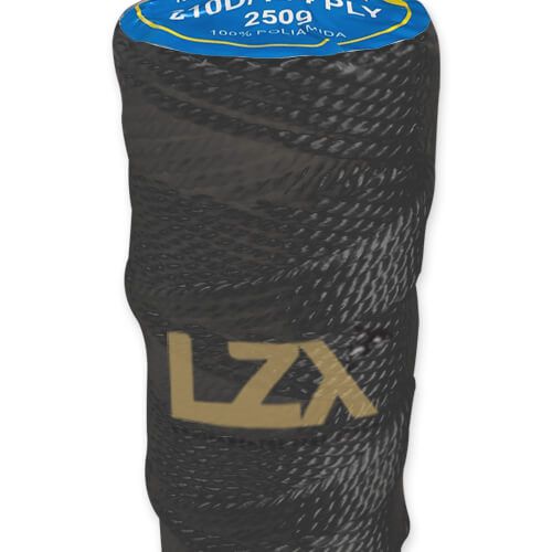 Fio Torcido Nylon Multifilamento 250g (PRETO)