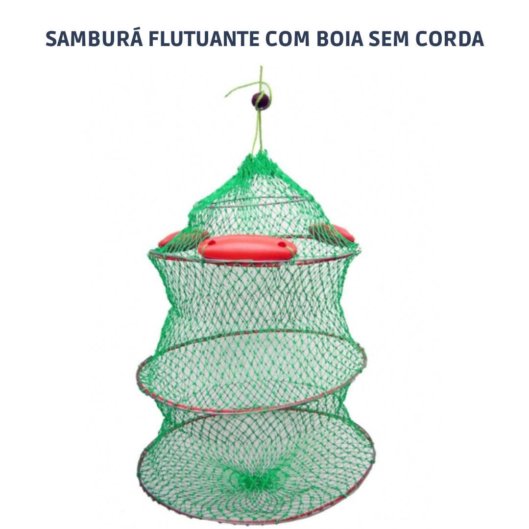 Samburá Flutuante com Boia Sem Corda