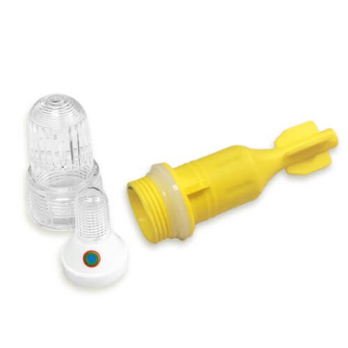 Sinalizador Náutico Pisca Espinhel em Led com Luz Strobo Colorida - 1 pilha D - 3 CORES