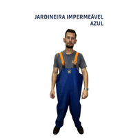 Jardineira Impermeável Azul