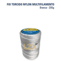 Fio Torcido Nylon Multifilamento 200g (BRANCO)